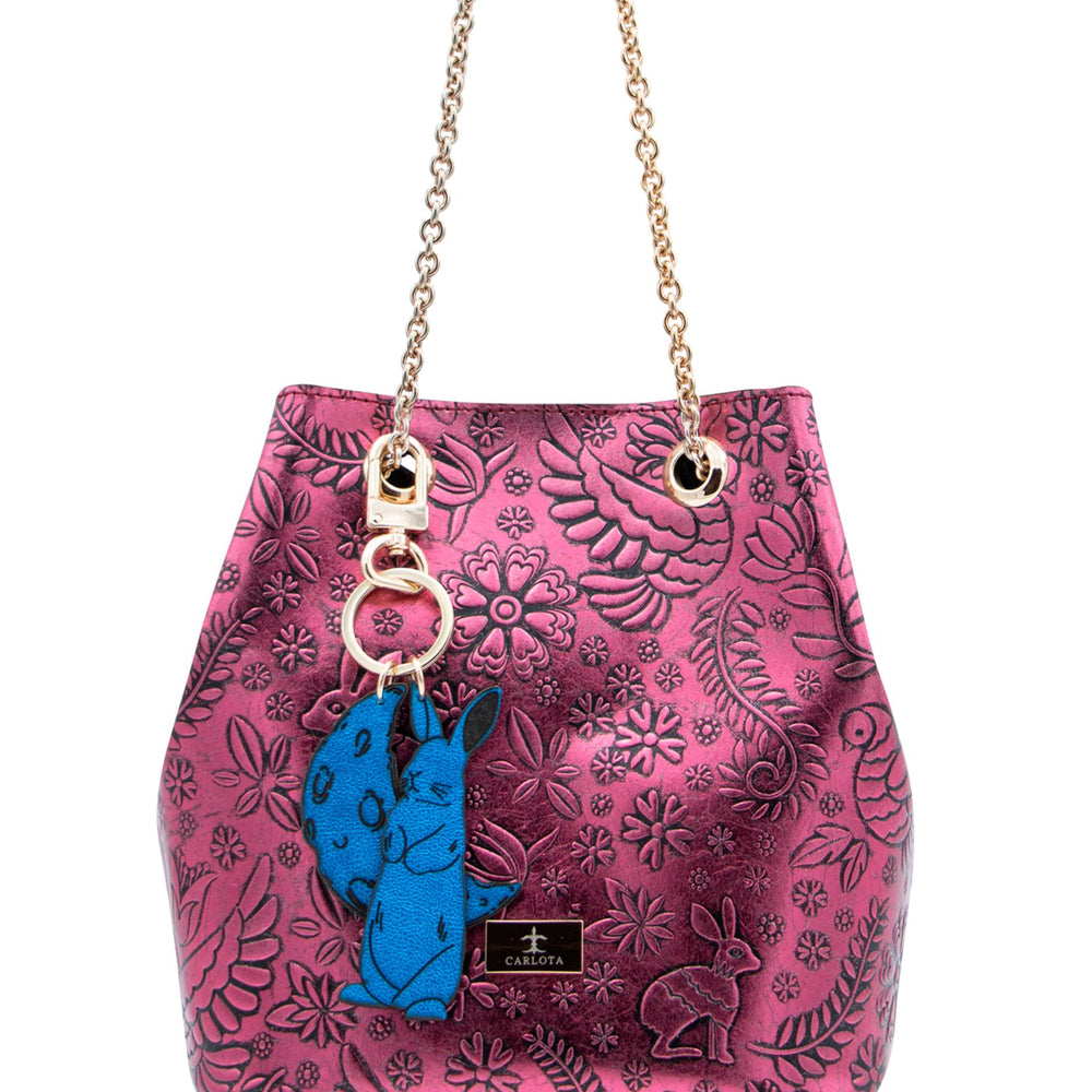 Liebre Pink Bucket Bag