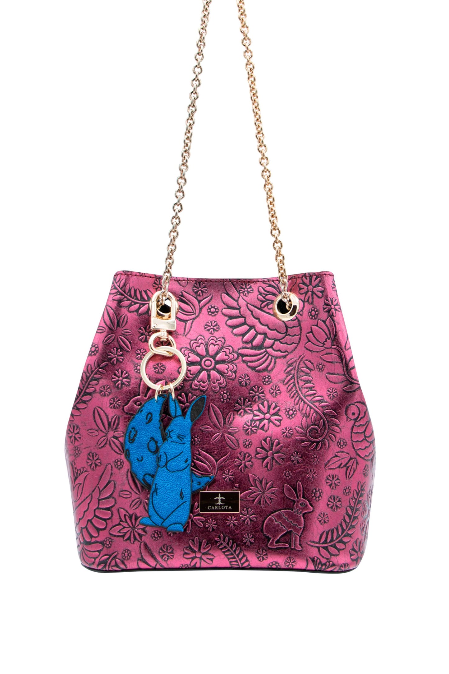 Liebre Pink Bucket Bag