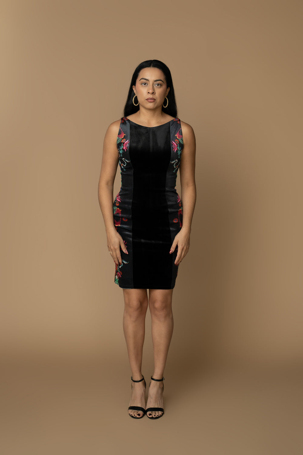 Black Amate Midi Dress