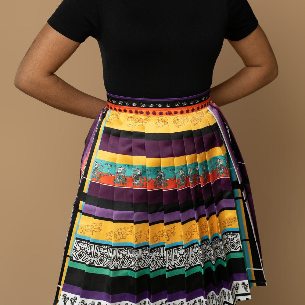 
                      
                        Amate Pleated Skirt
                      
                    