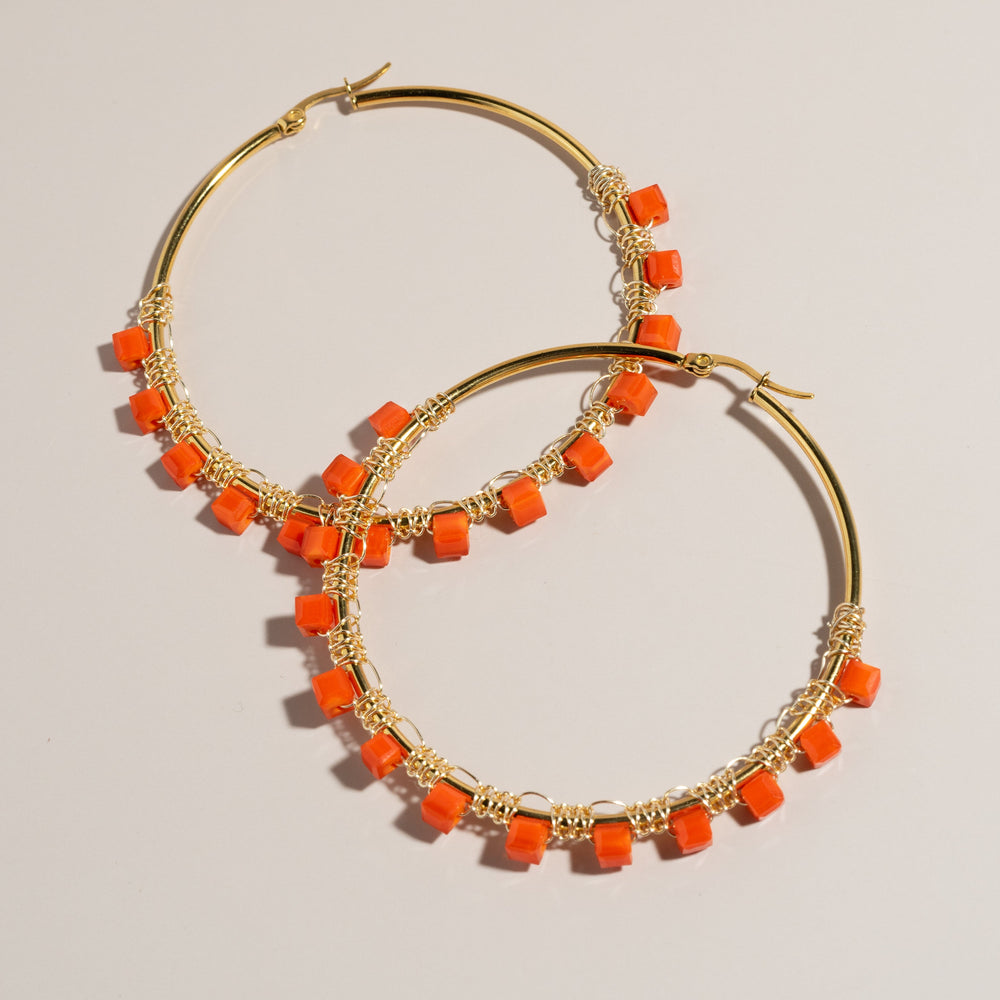 
                      
                        Clementine Hoop Earrings
                      
                    