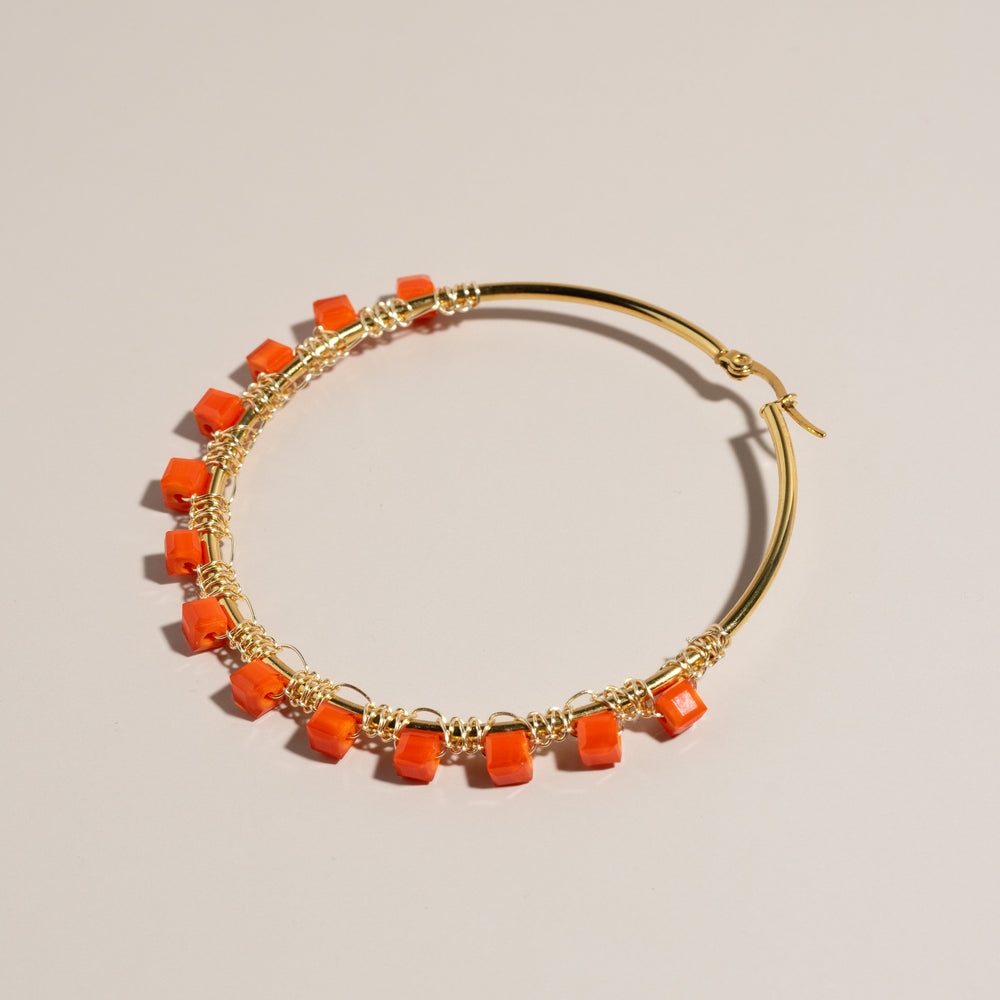 
                      
                        Clementine Hoop Earrings
                      
                    