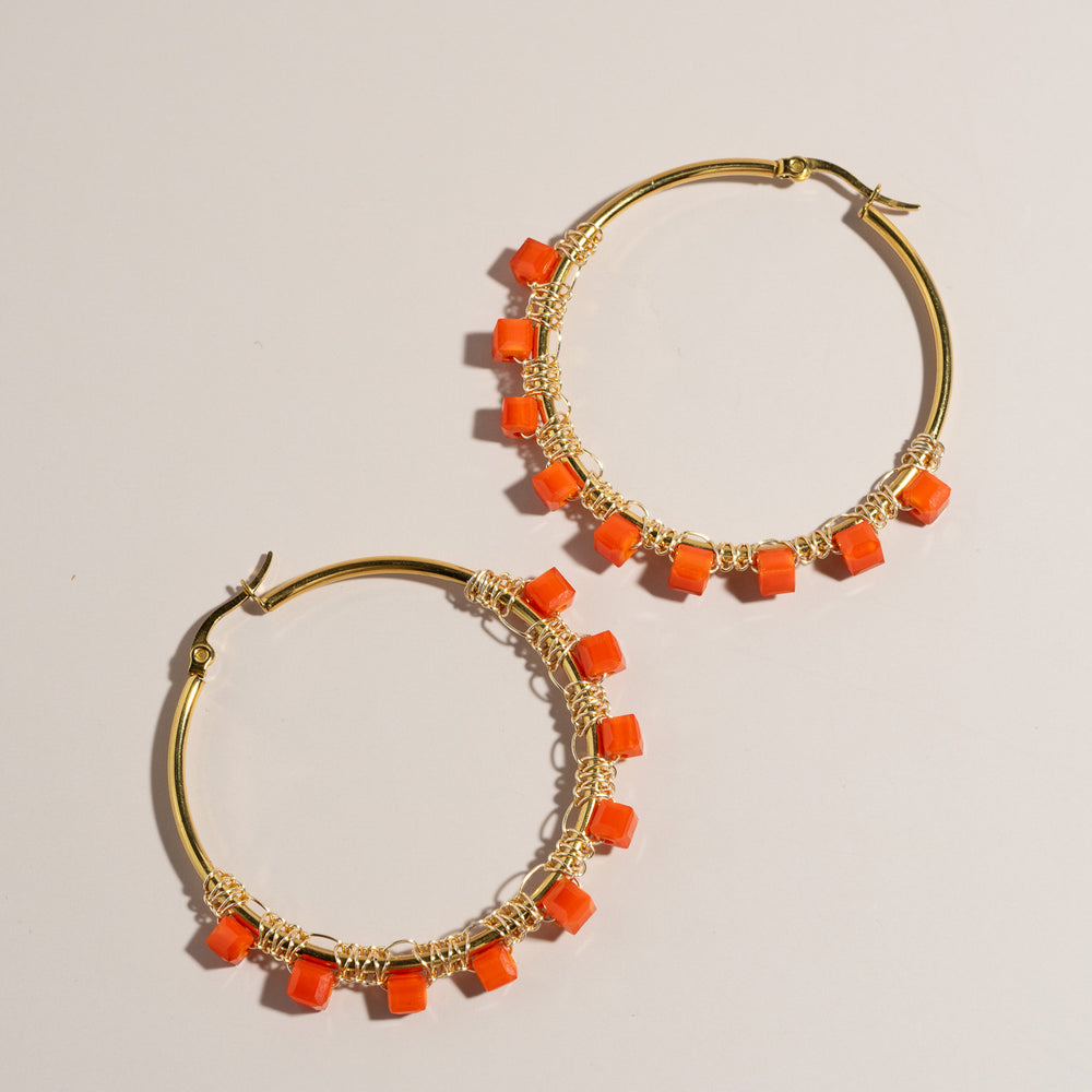 
                      
                        Clementine Hoop Earrings
                      
                    