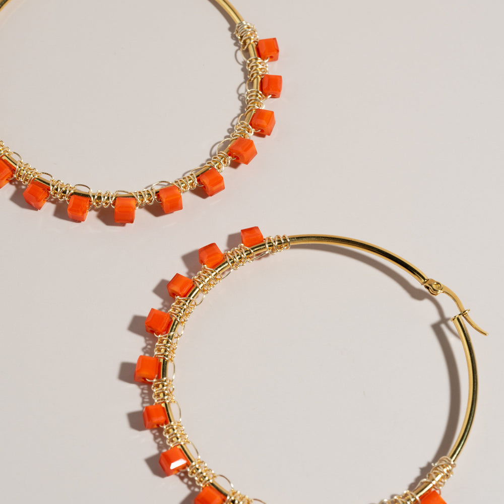 
                      
                        Clementine Hoop Earrings
                      
                    