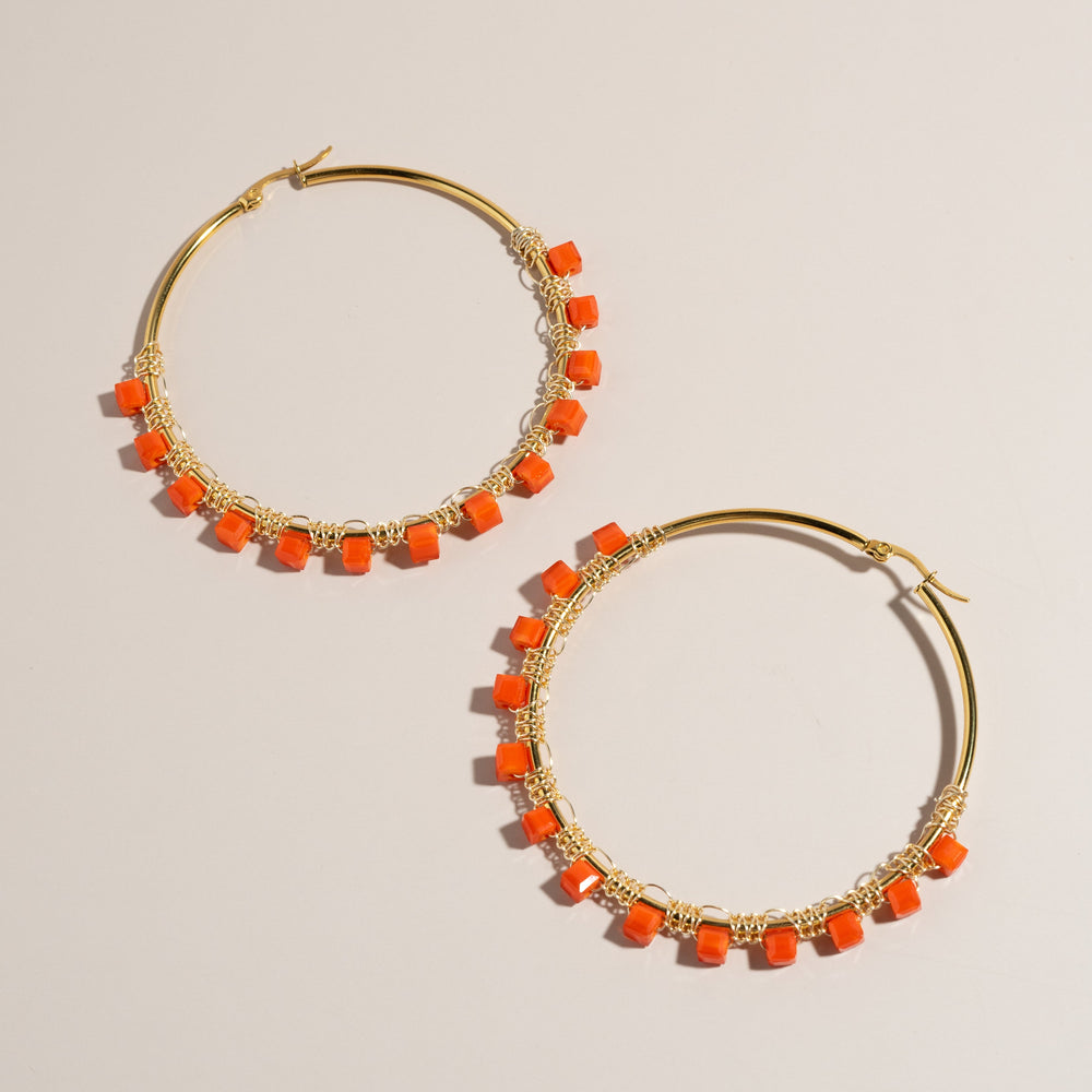 
                      
                        Clementine Hoop Earrings
                      
                    