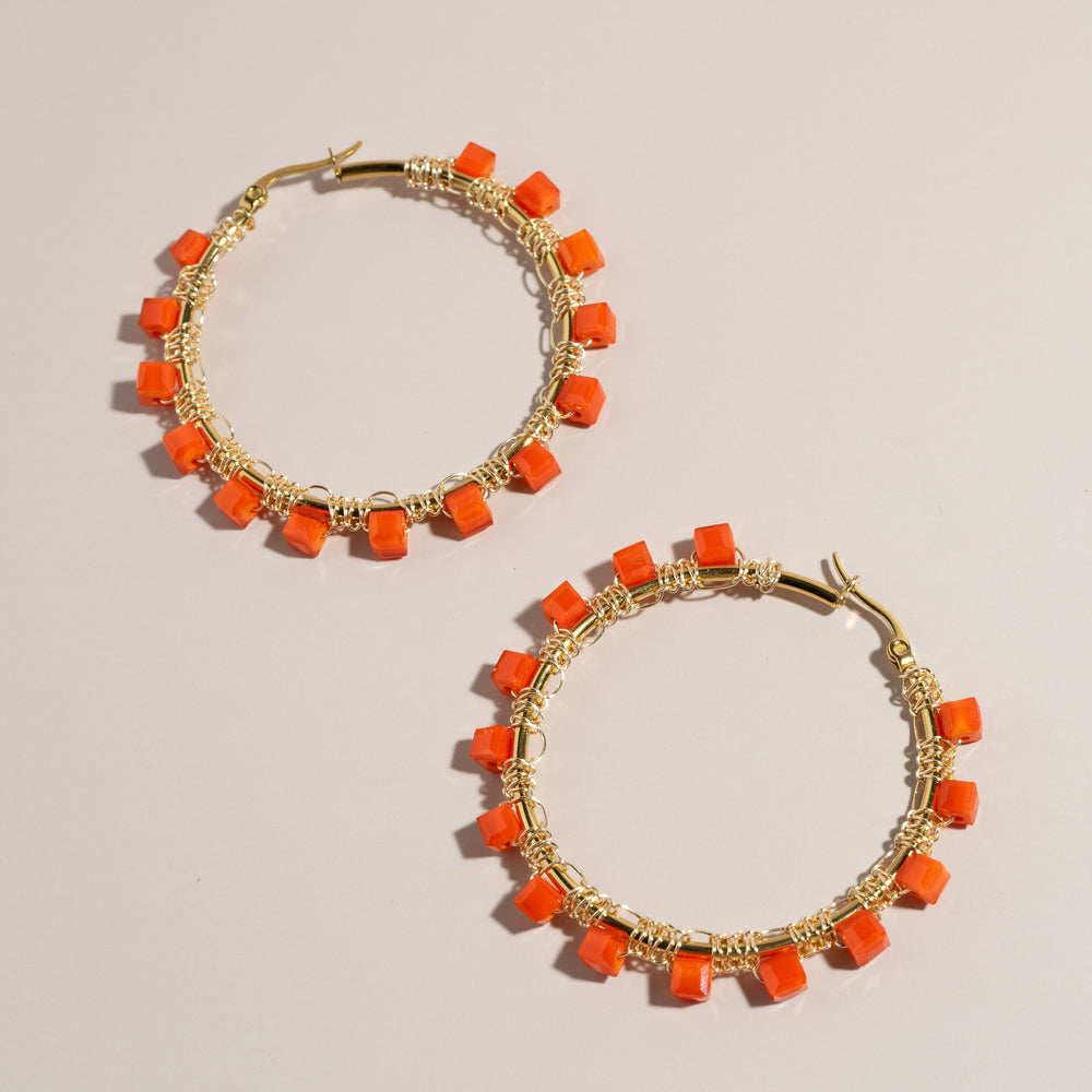 
                      
                        Clementine Hoop Earrings
                      
                    