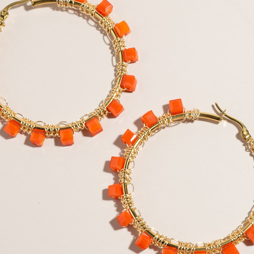 
                      
                        Clementine Hoop Earrings
                      
                    