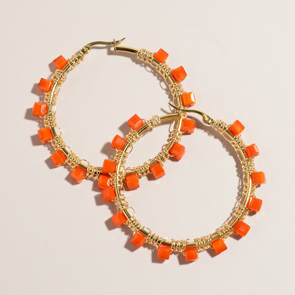 
                      
                        Clementine Hoop Earrings
                      
                    