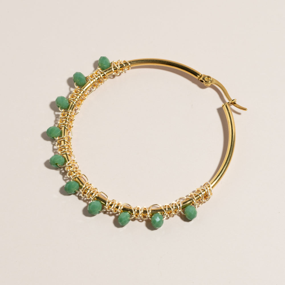 
                      
                        Eva Hoop Earrings
                      
                    