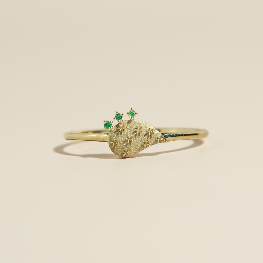 14K Emerald Nopalito Ring