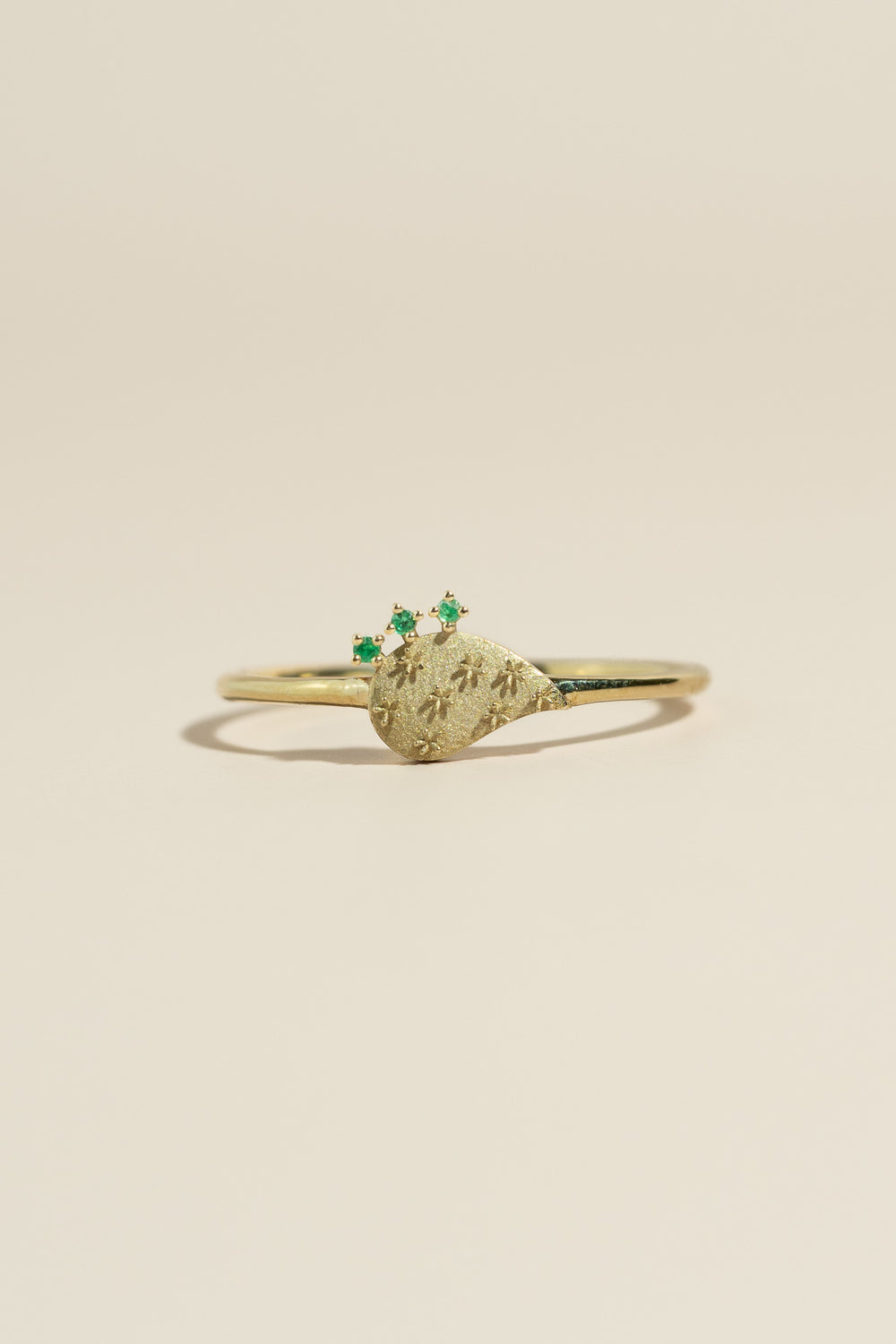 14K Emerald Nopalito Ring