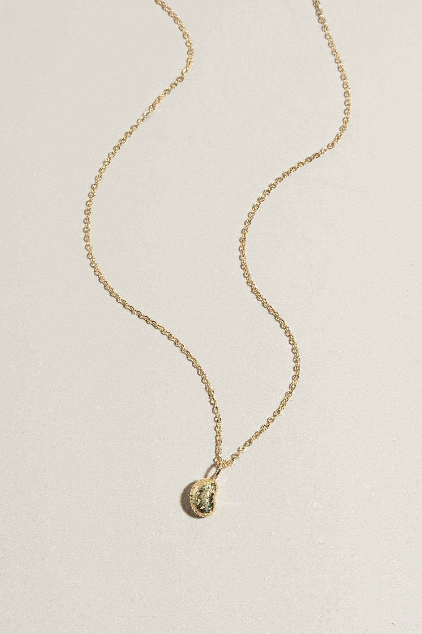 14K Frijolito Grande Necklace