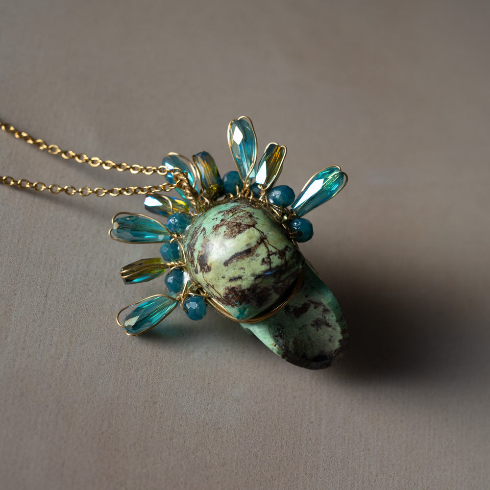 
                      
                        Turquoise Frida Skull Necklace
                      
                    