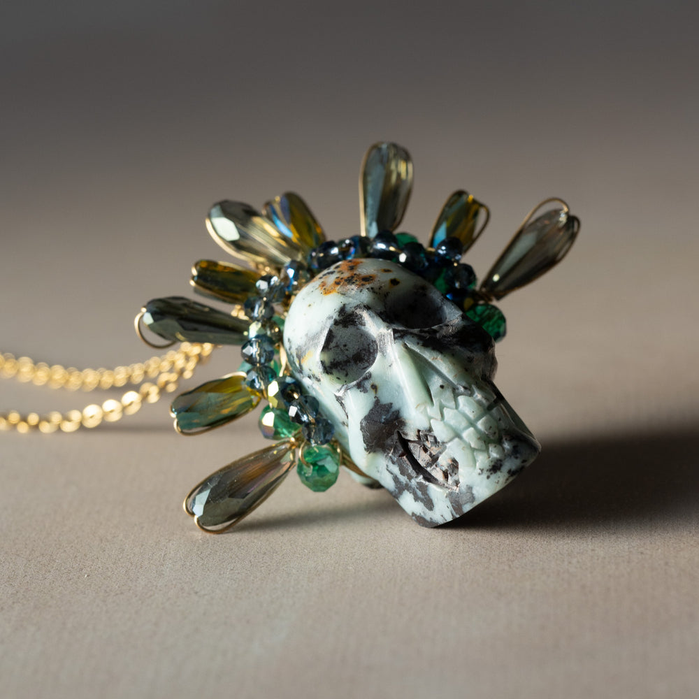 
                      
                        Turquoise Frida Skull Necklace
                      
                    