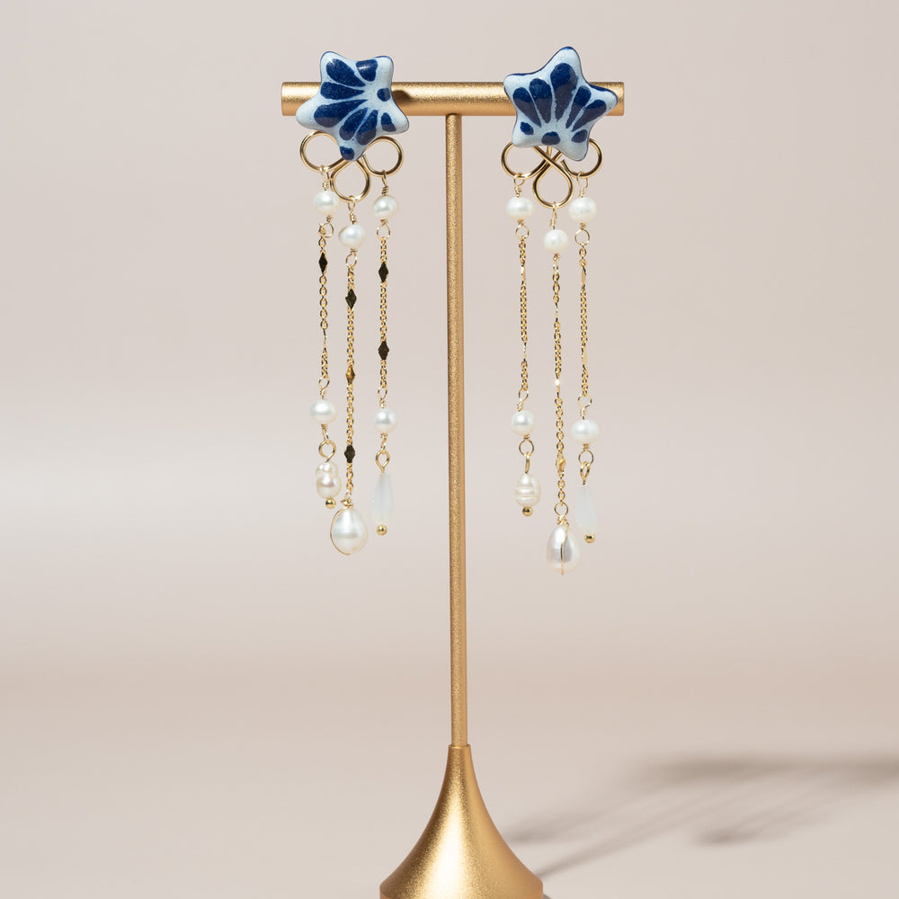 Talavera Estrella Drop Earrings