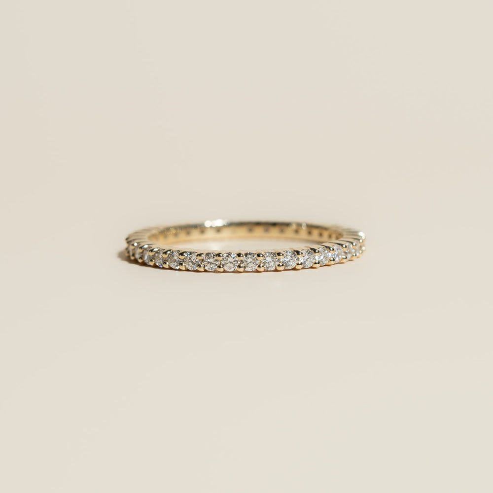 
                      
                        14K White Diamond Eternity Band
                      
                    