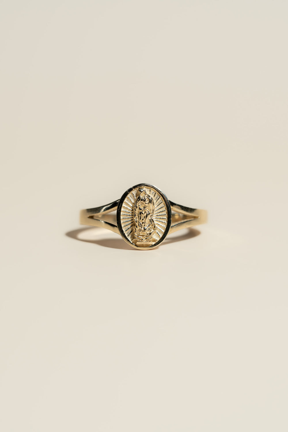 14K Mini Guadalupe Ring