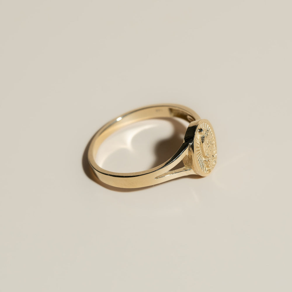 
                      
                        14K Mini Guadalupe Ring
                      
                    