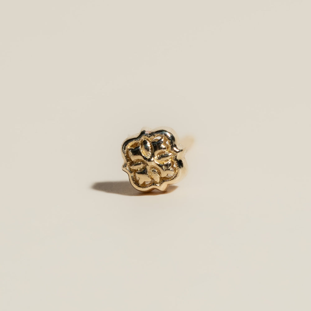 14K Gold Talavera Mini Stud