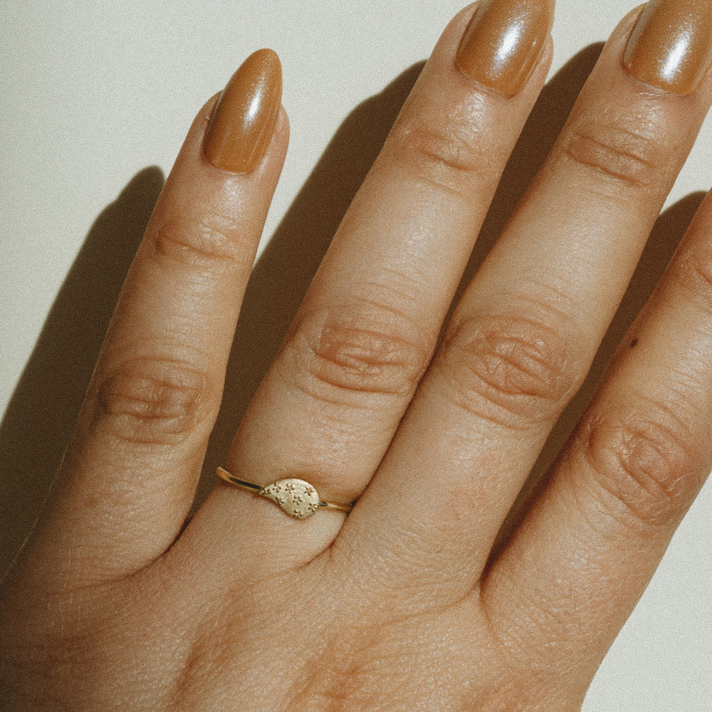 14K Mini Nopal Ring