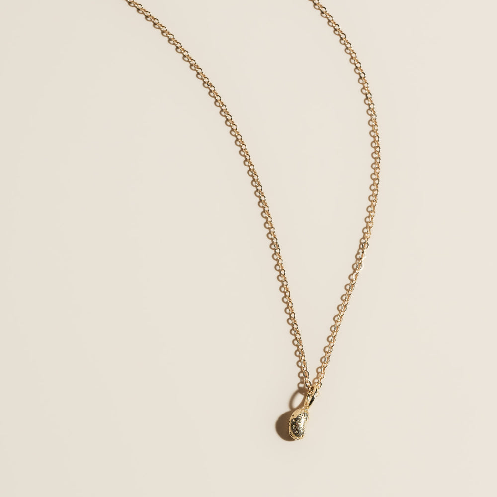 
                      
                        14K Mini Frijolito Necklace
                      
                    