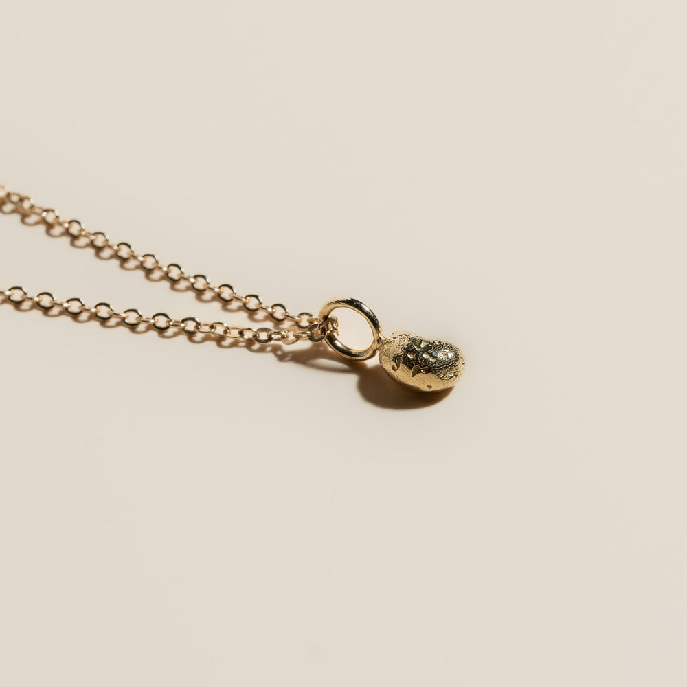 
                      
                        14K Mini Frijolito Necklace
                      
                    