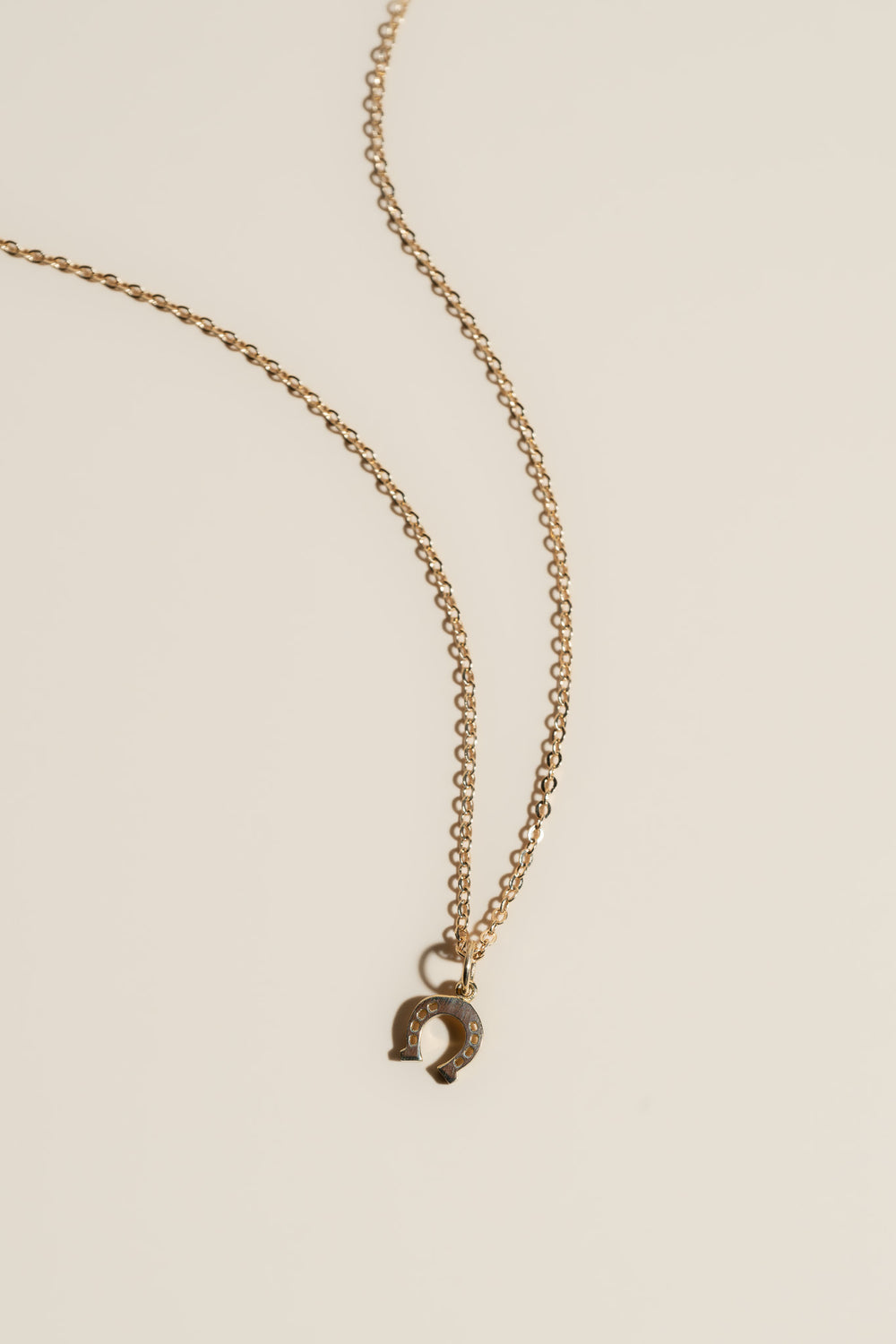 14K Mini Herradura Necklace