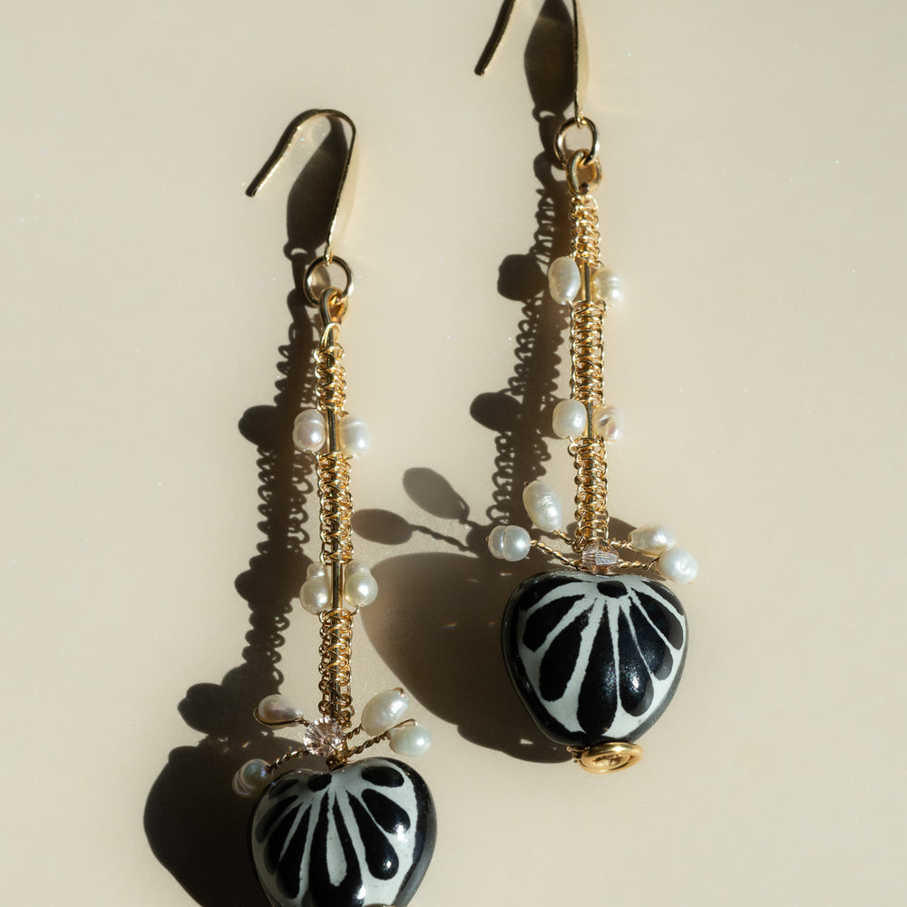 
                      
                        Corazón Talavera Drop Earrings
                      
                    