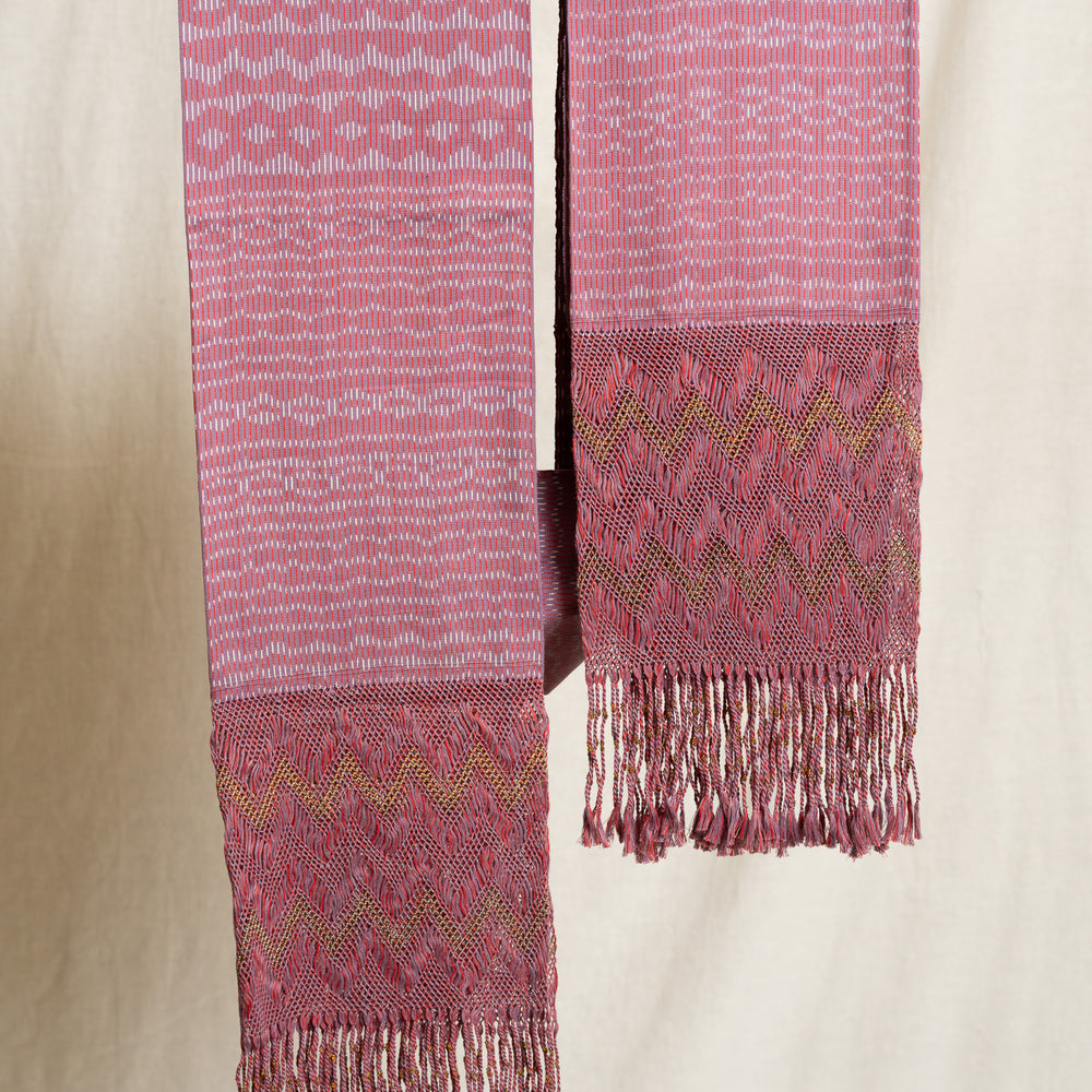 Large Beaded Rebozo - Mauve