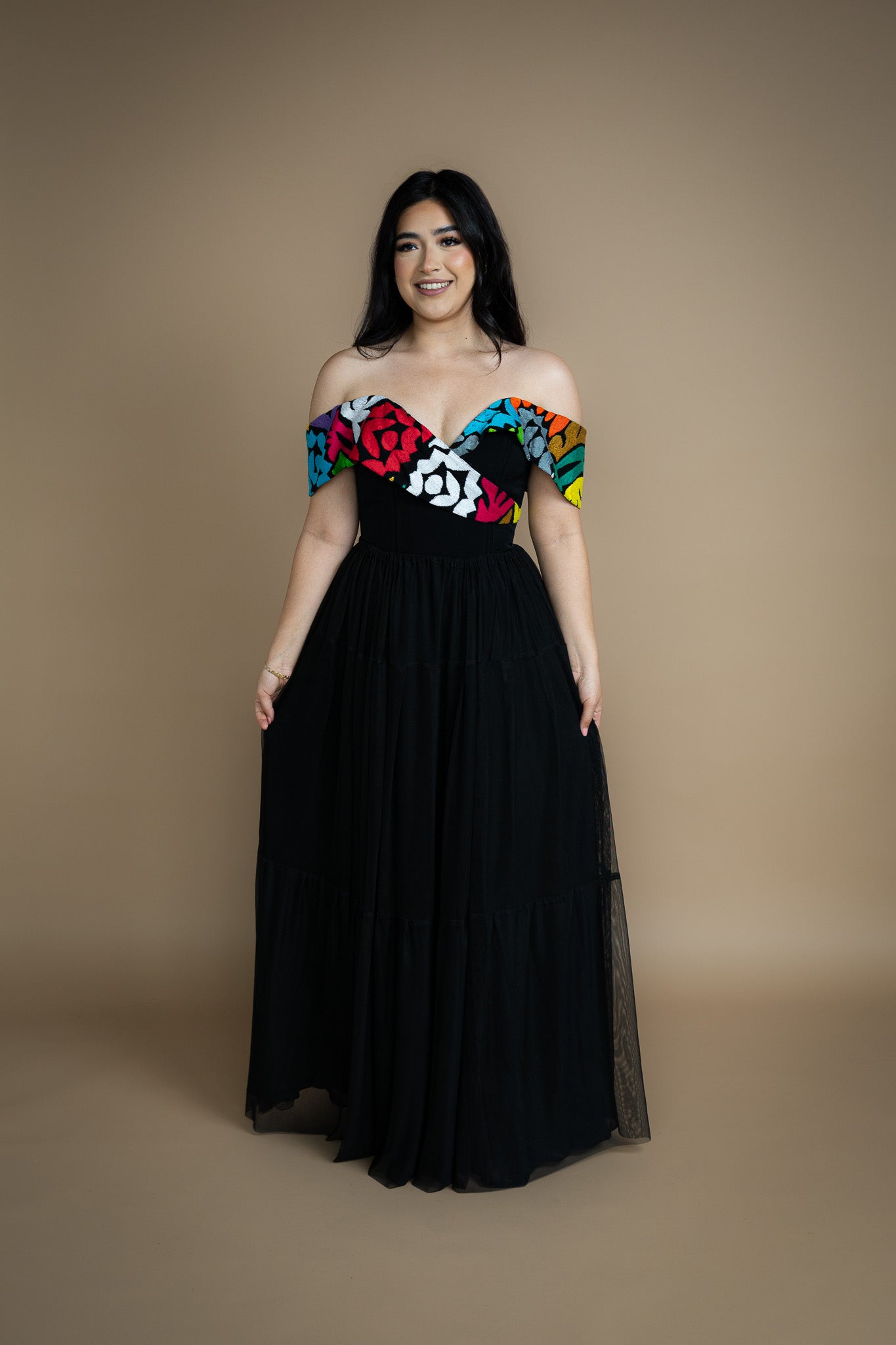 Jalapa de Díaz Embroidered Dress