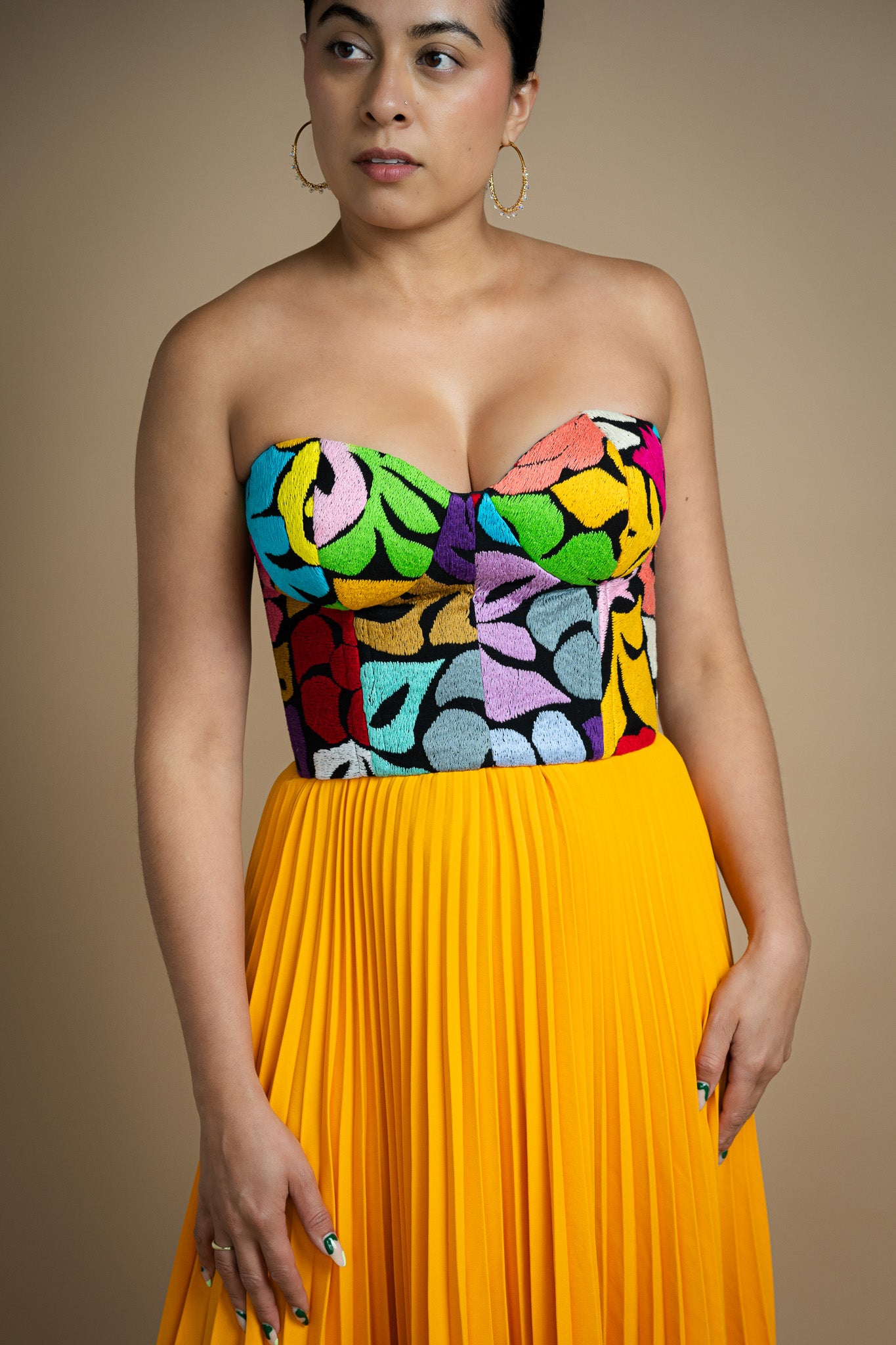 Jalapa de Díaz Strapless Bustier