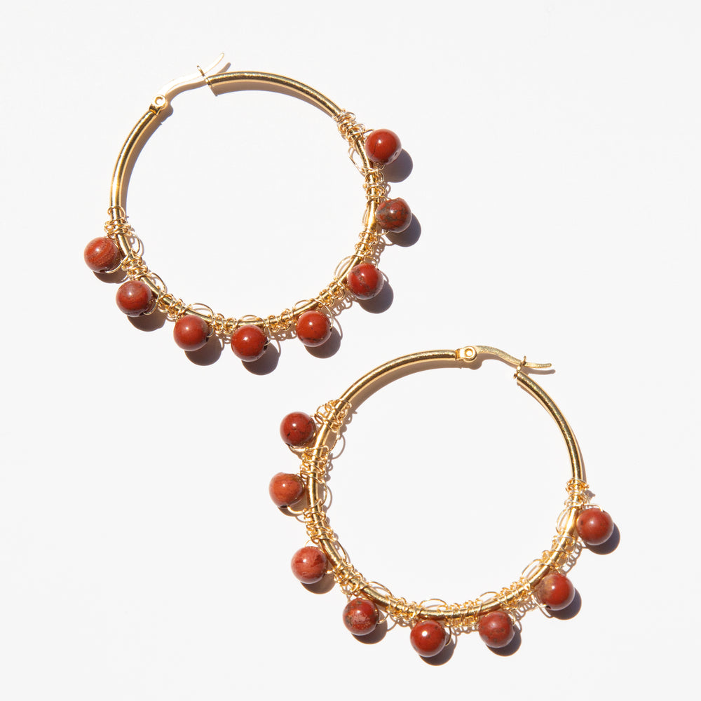 
                      
                        Maribel Hoop Earrings
                      
                    