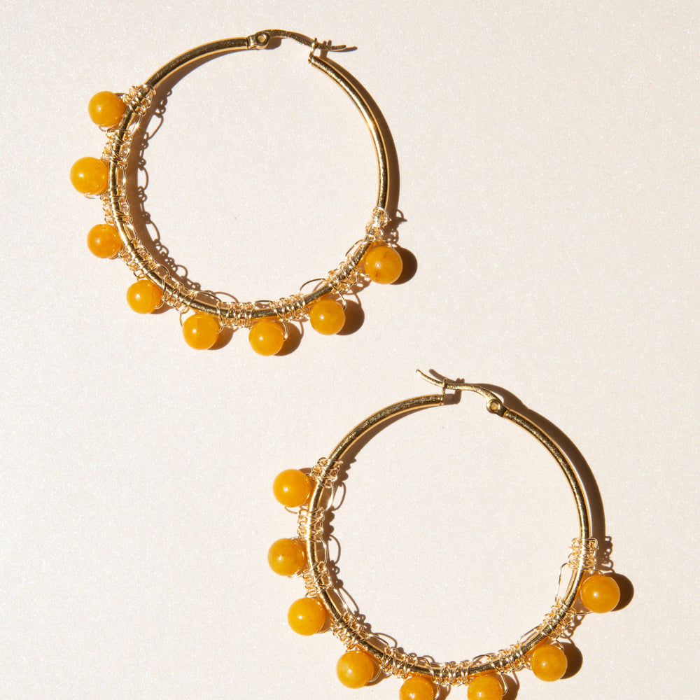 
                      
                        Maribel Hoop Earrings
                      
                    