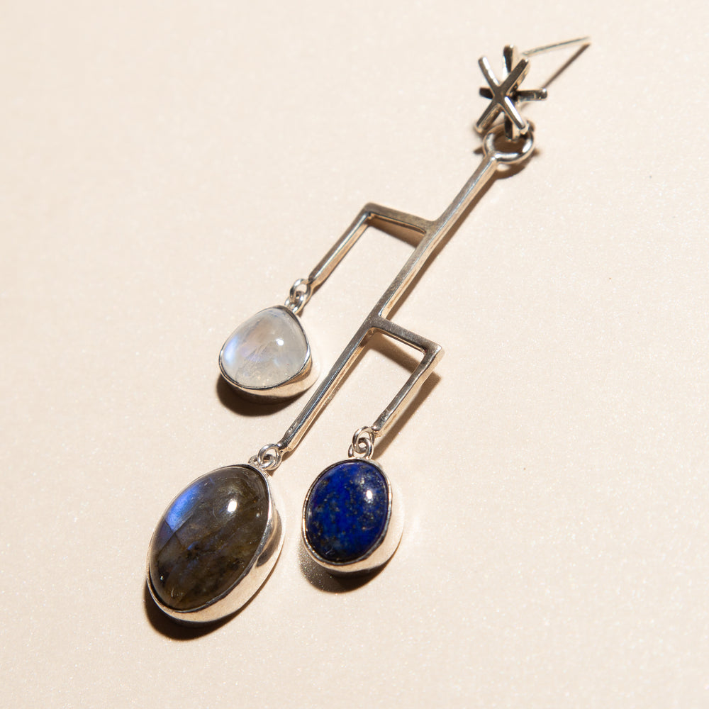 
                      
                        Trio Azul Mobile Earrings
                      
                    