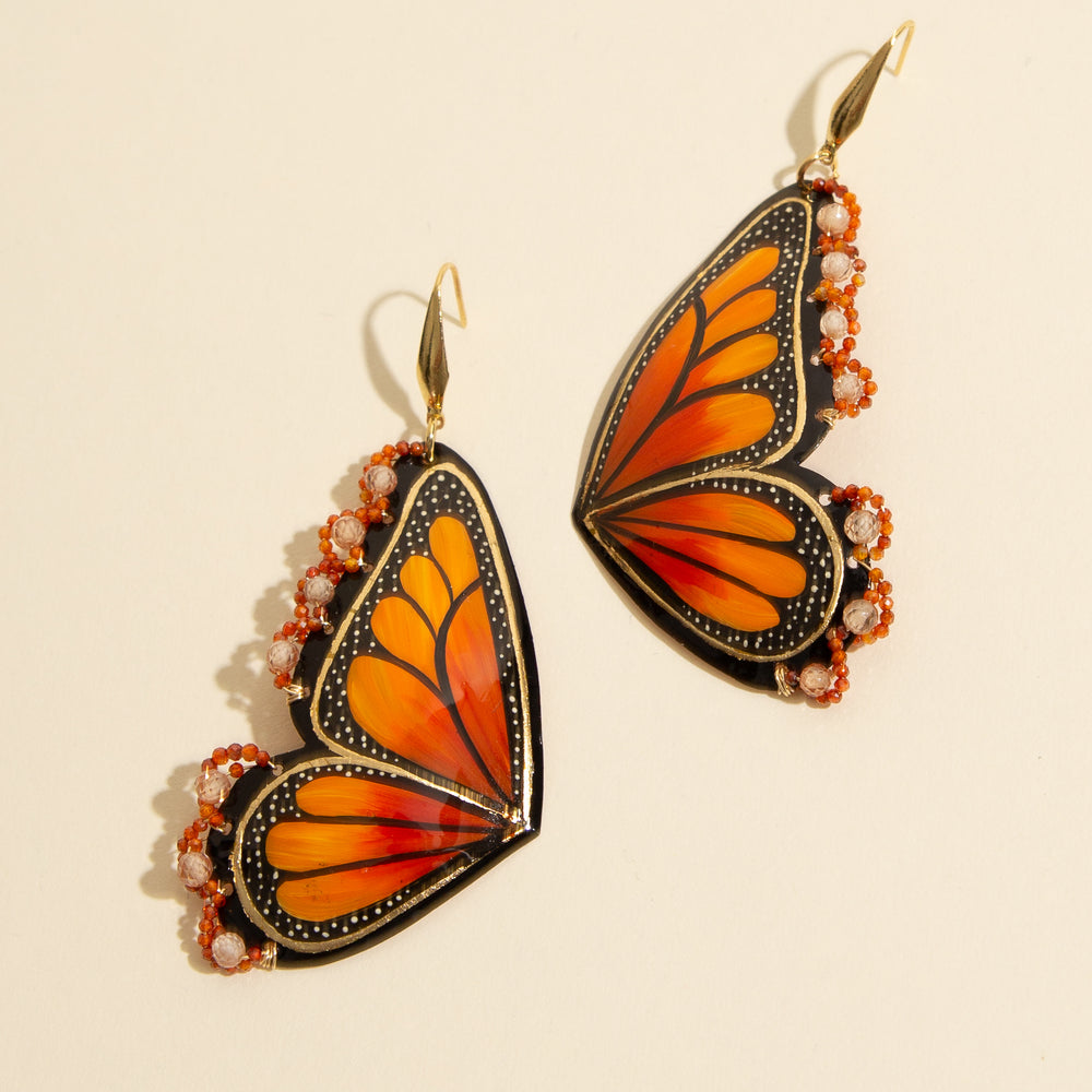 
                      
                        Monarca Drop Earrings
                      
                    