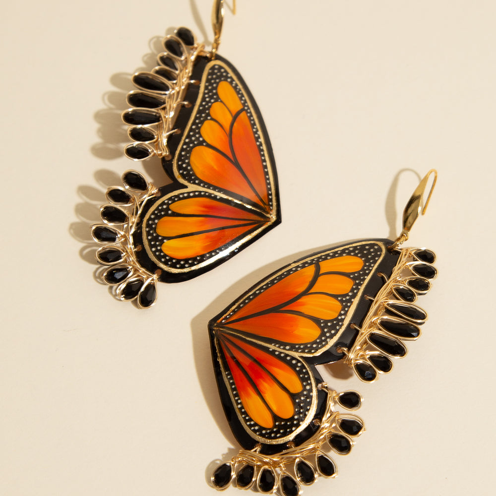 
                      
                        Monarca Drop Earrings
                      
                    