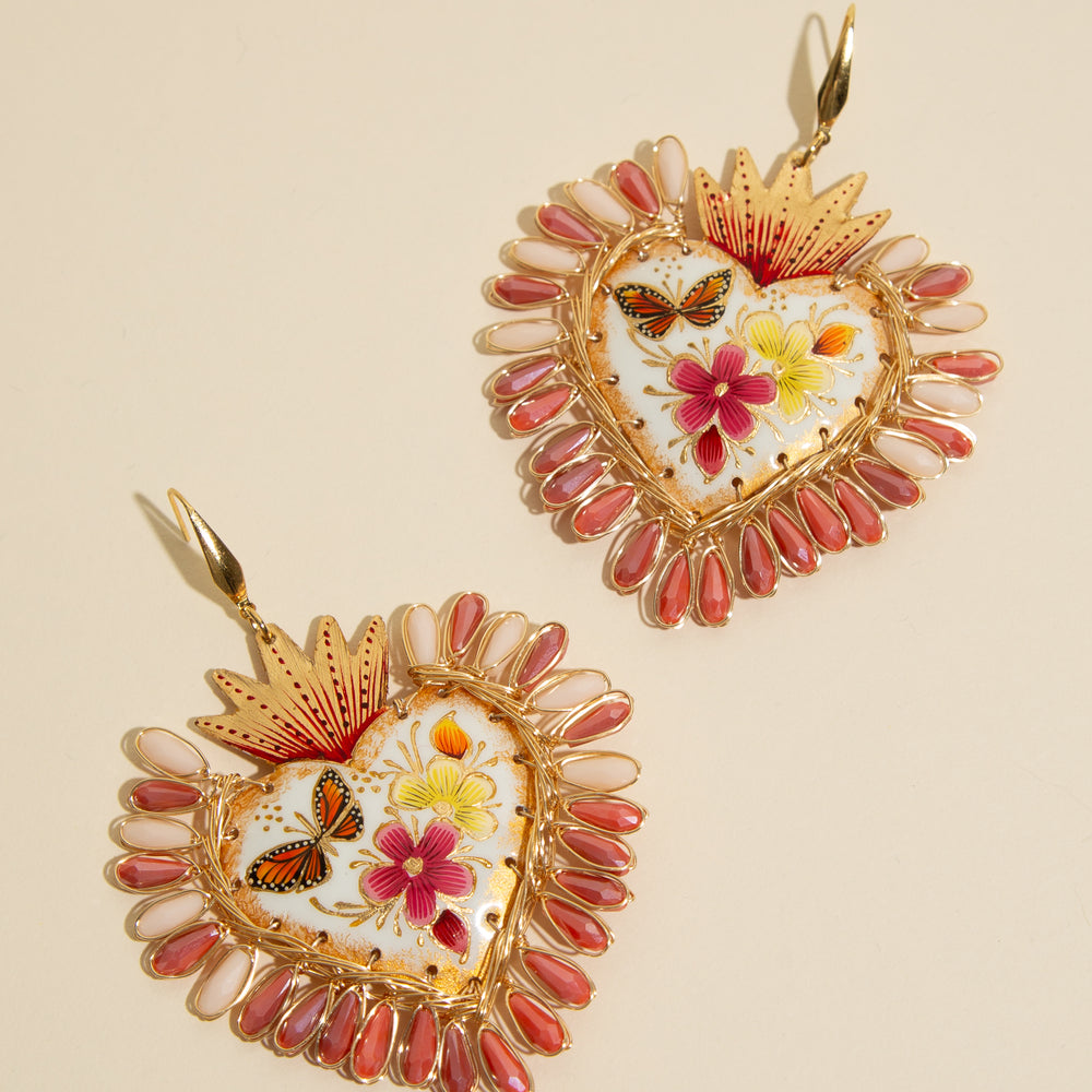 
                      
                        Corazón Drop Earrings
                      
                    