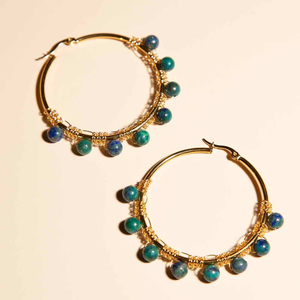 
                      
                        Tierra Hoop Earrings
                      
                    