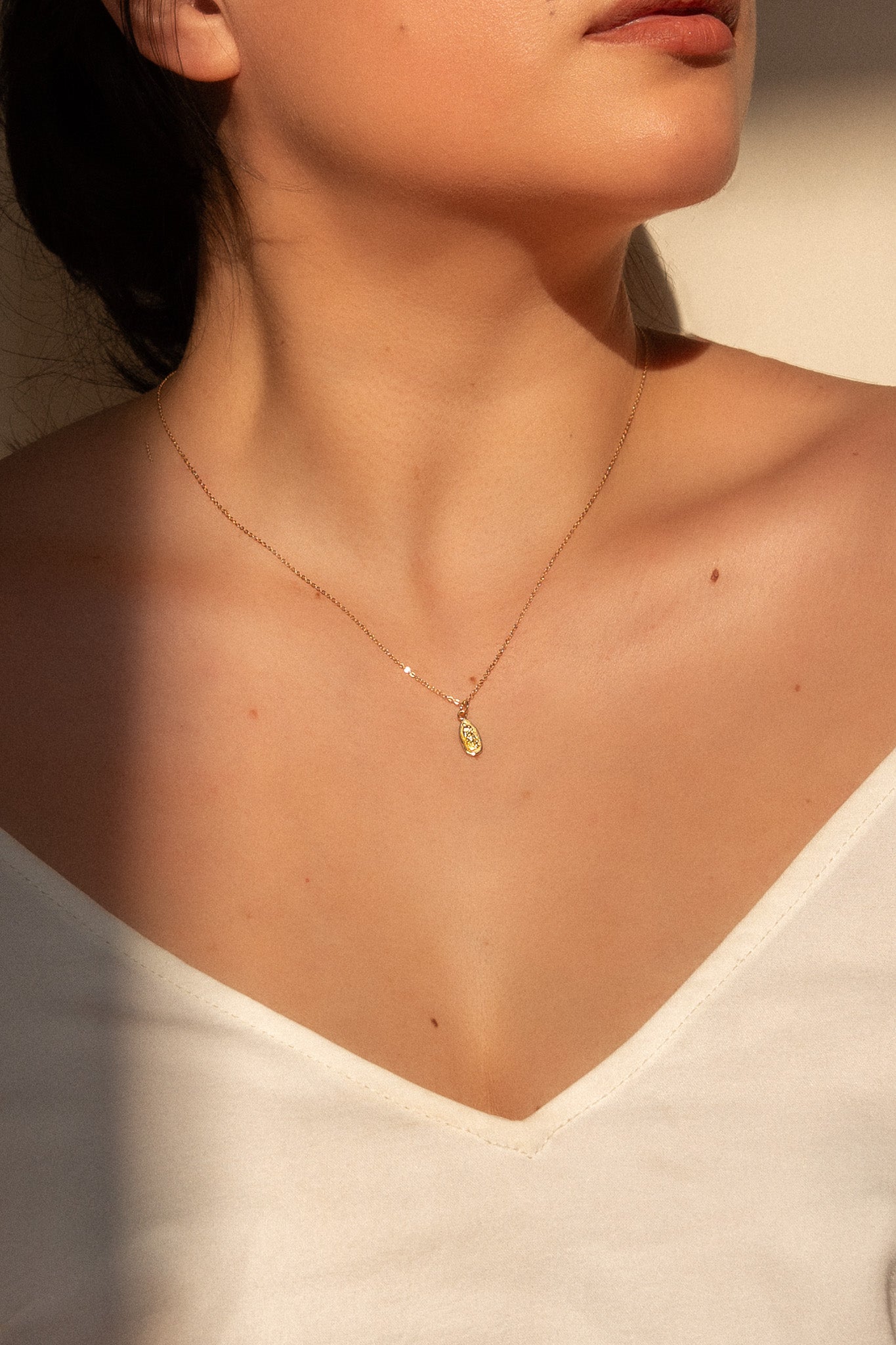 14K Mini Guadalupe Necklace