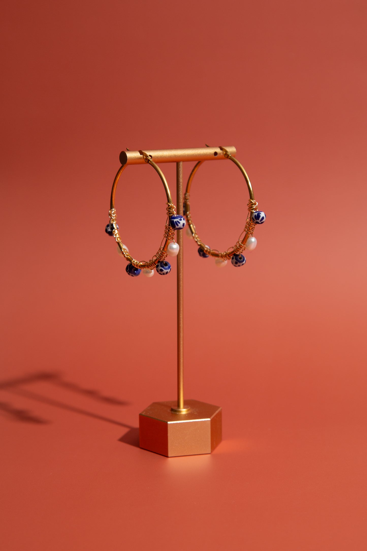 Talavera Hoop Earrings