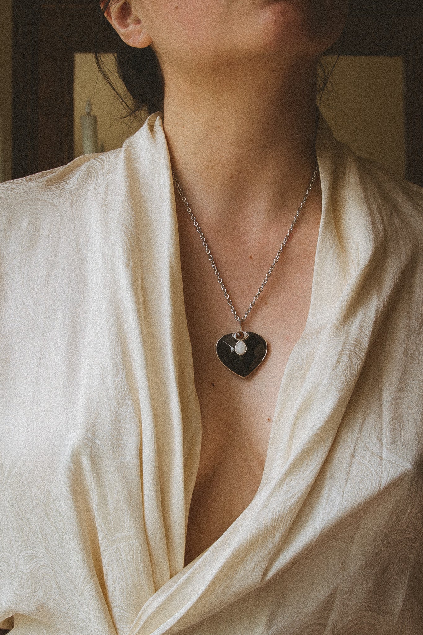 Obsidian 'Lagrimas' Necklace