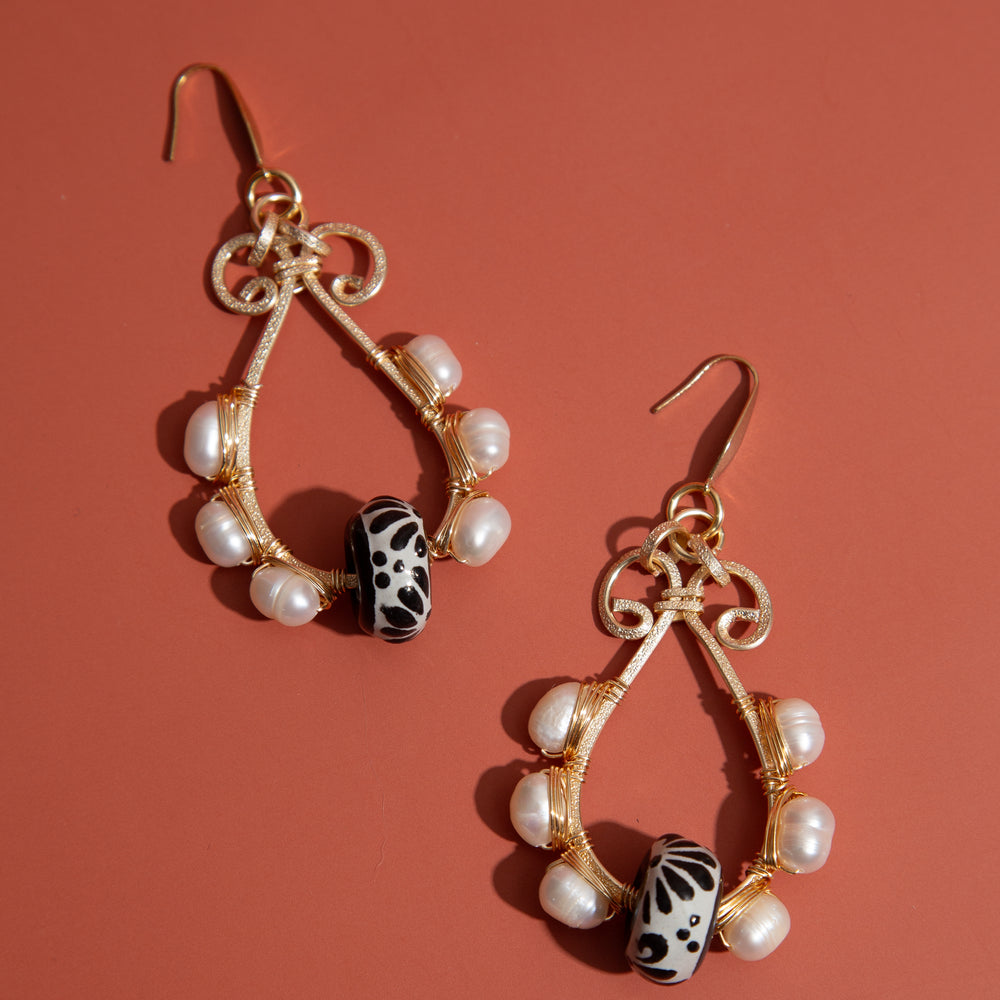 
                      
                        Talavera Tear Earrings
                      
                    