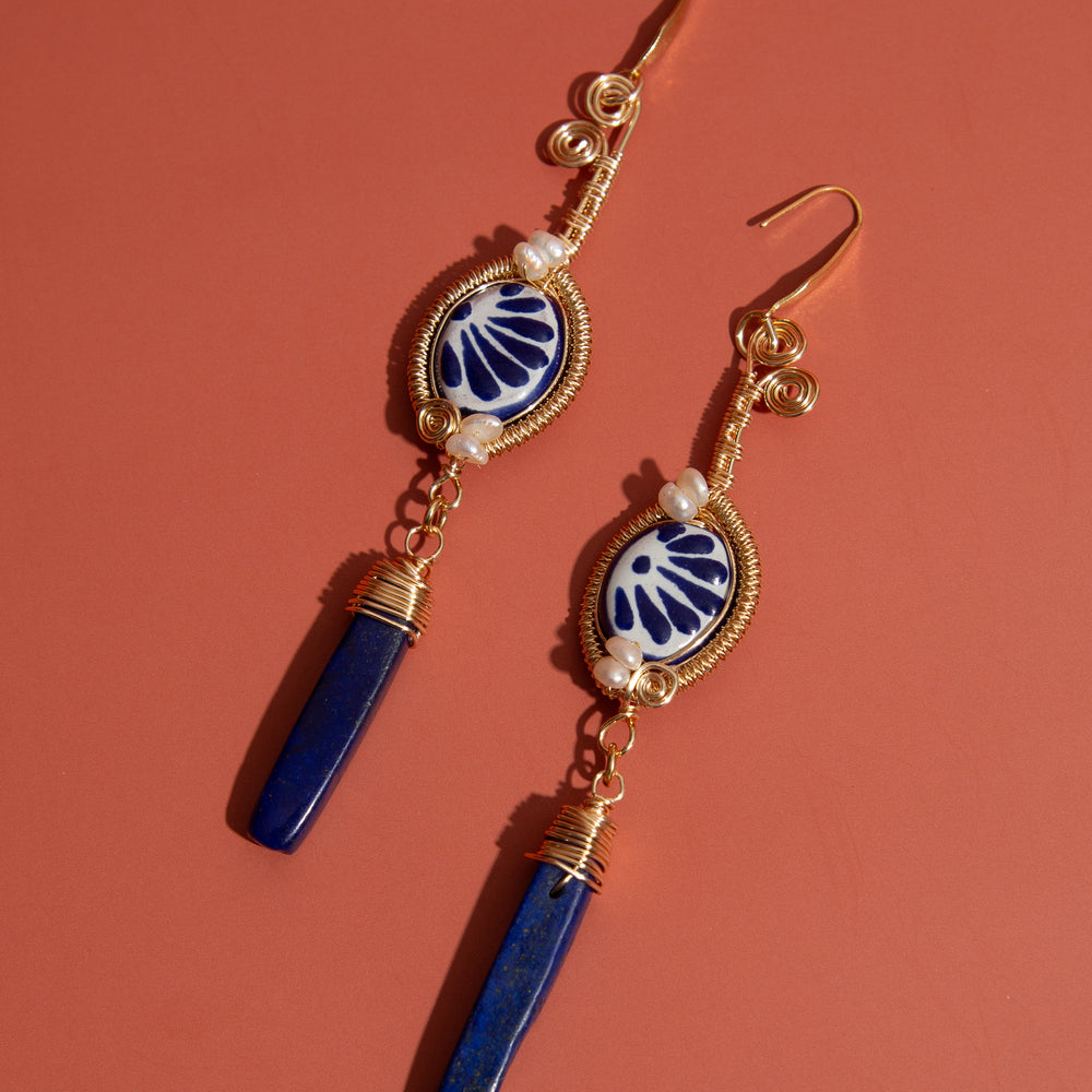 
                      
                        Talavera Stone Earrings
                      
                    