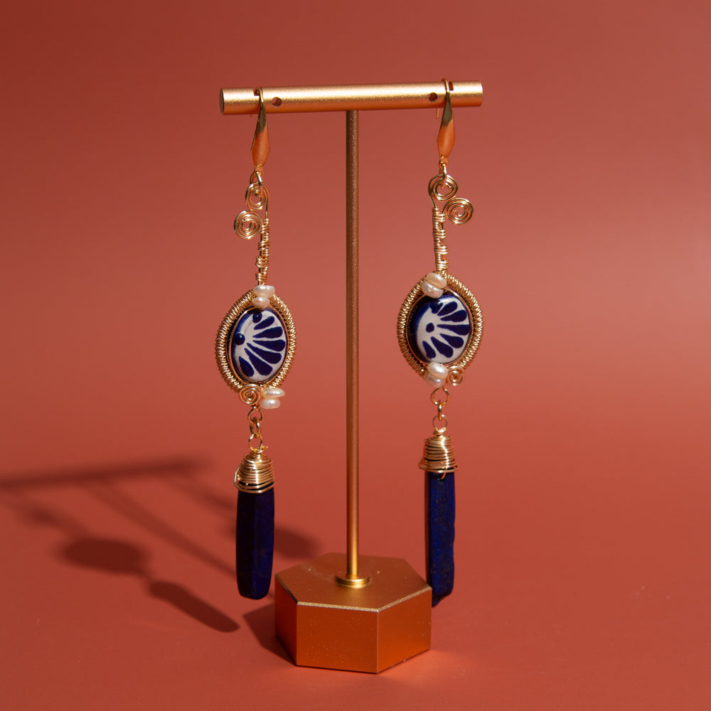 
                      
                        Talavera Stone Earrings
                      
                    