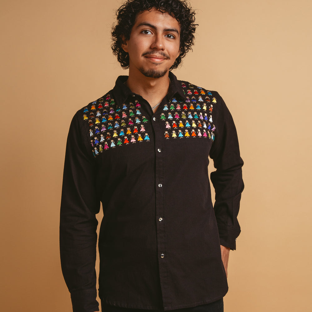 
                      
                        Muñequitos Button Down Shirt
                      
                    