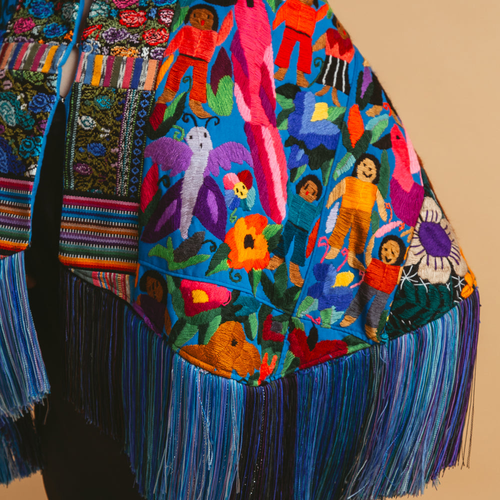 
                      
                        Azul Embroidered Cape
                      
                    