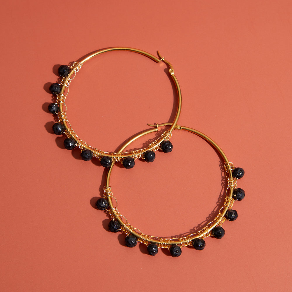 Talavera Hoop Earrings