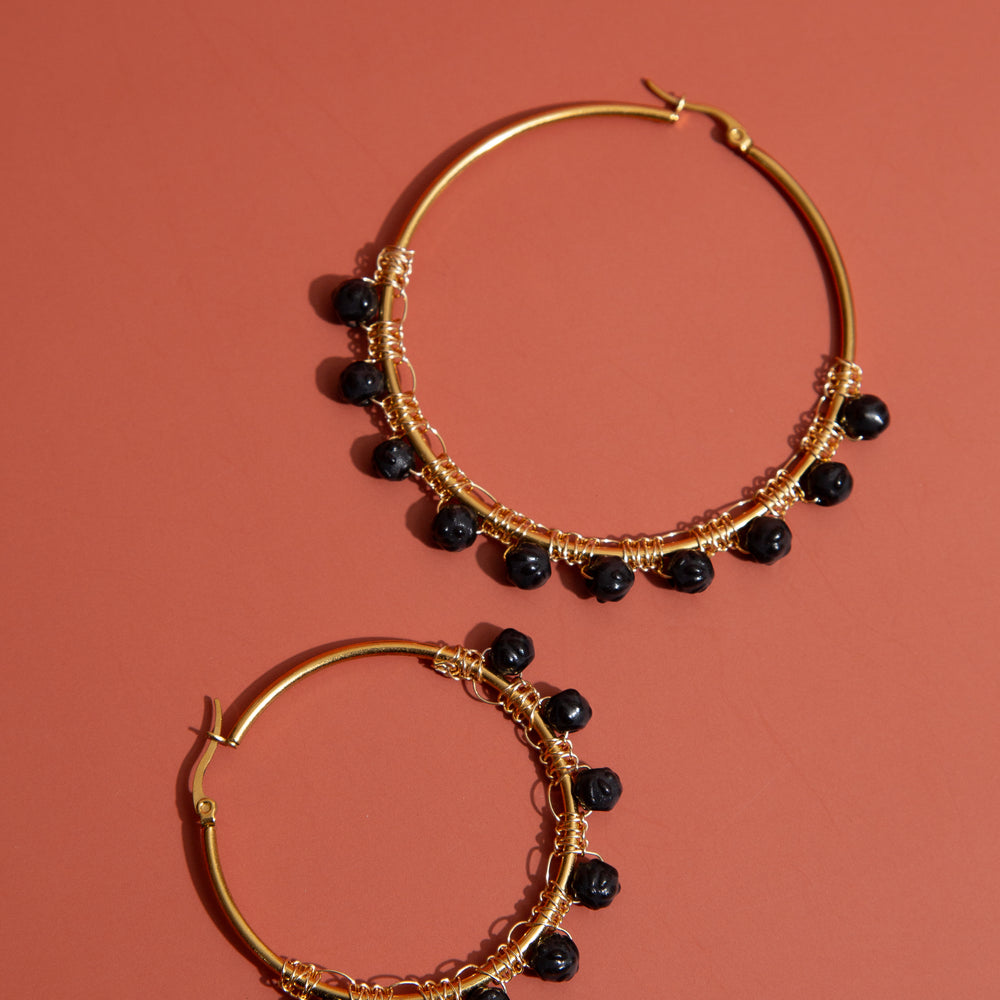 Talavera Hoop Earrings