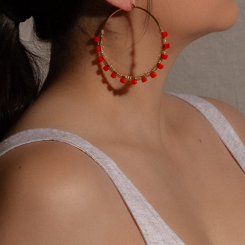 
                      
                        Clementine Hoop Earrings
                      
                    