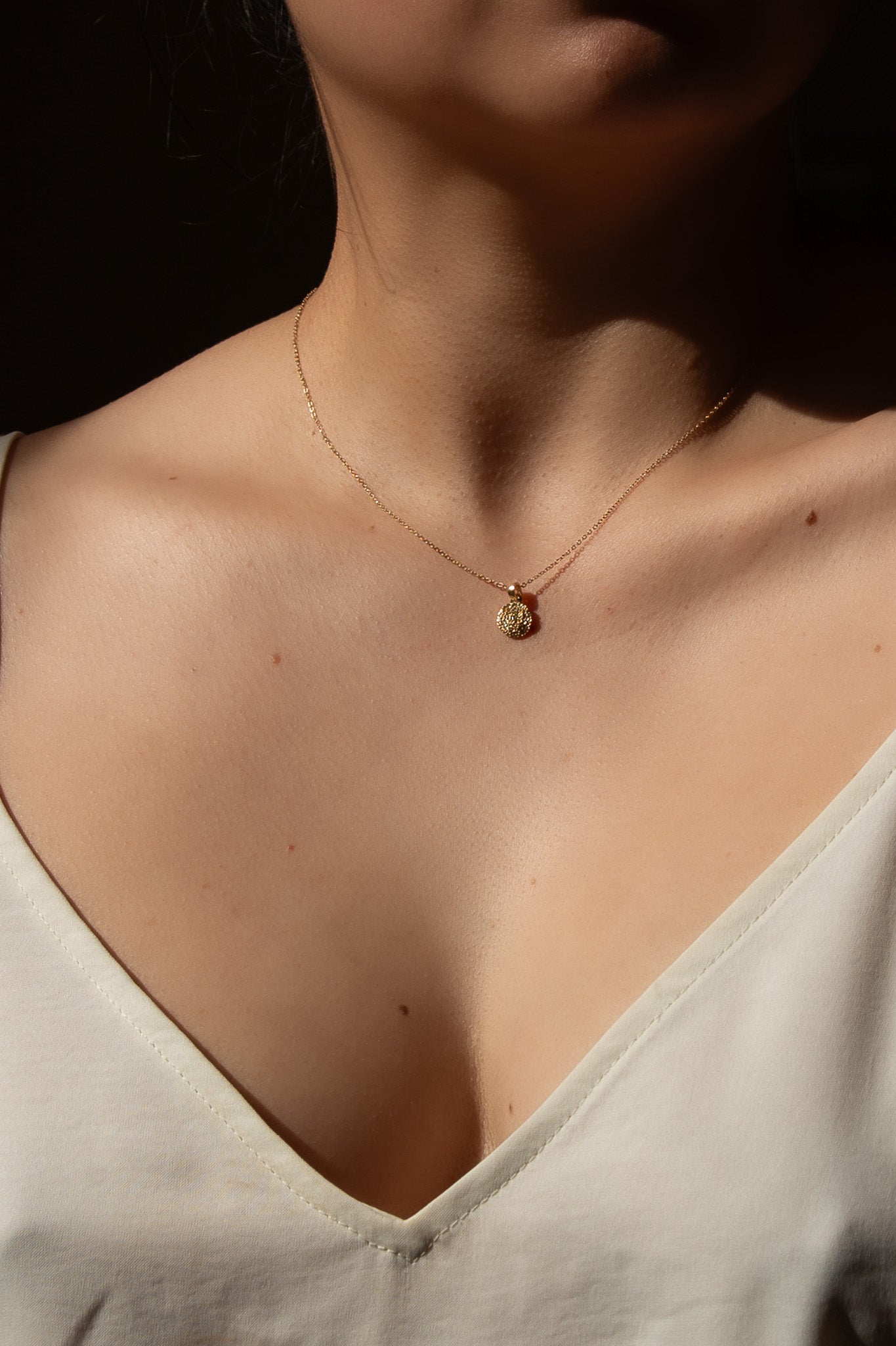 14K Cempasúchil Necklace